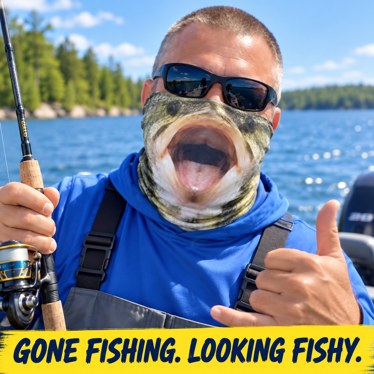 Reel Mask™ Fish Head Mask